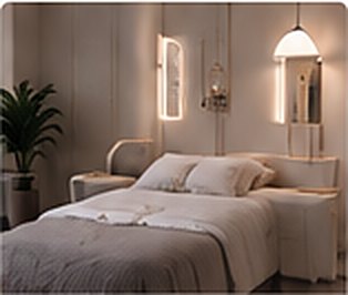 Lash and brow studio with treatment bed